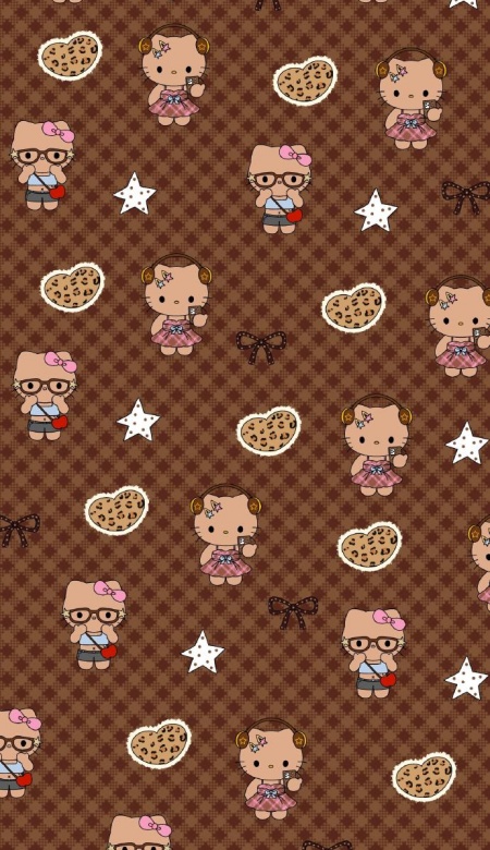 黑皮Kitty平铺壁纸大放送 萌趣风席卷你的屏幕