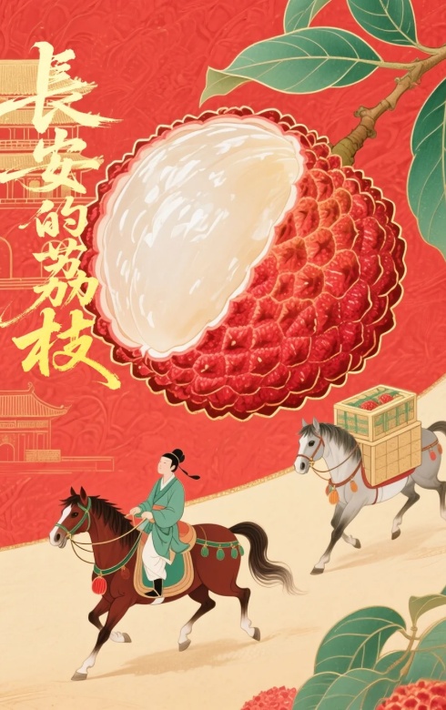 《长安的荔枝》插画来袭 带你穿越回大唐感受荔枝传奇