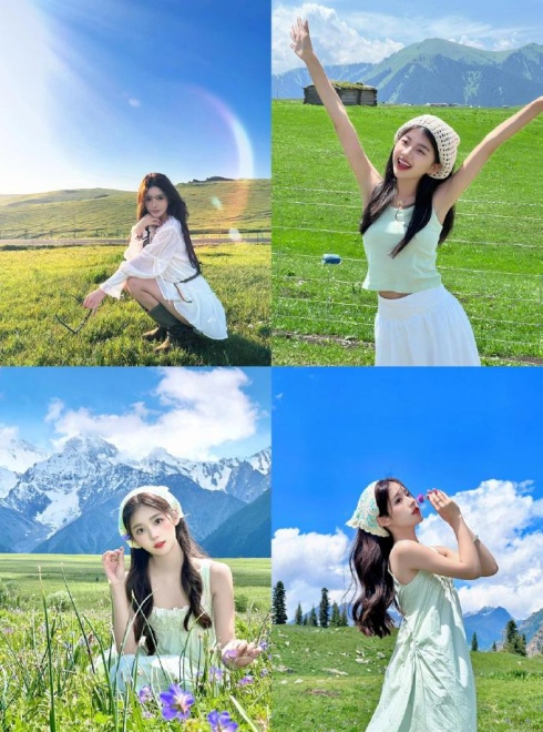 草原拍照姿势全攻略 张张都是电影感大片