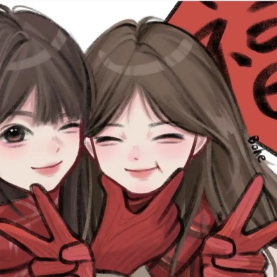 May风手绘闺蜜头像 甜度超标的双人互动萌化心尖