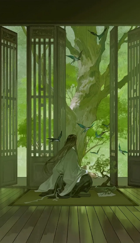 古风插画壁纸分享 把江南烟雨装进屏幕