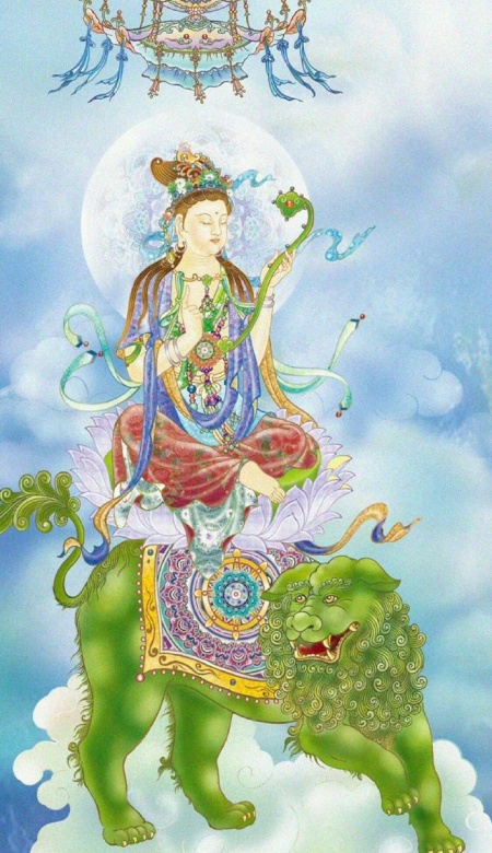 文殊菩萨壁纸速存 开启智慧好运新篇