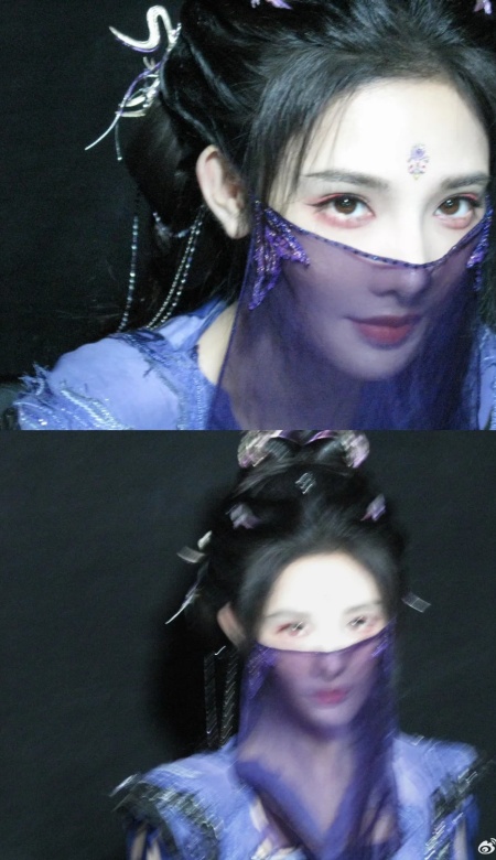 《暗河传》彭小苒壁纸来袭 紫衣慕雨墨的冷艳与魅惑全收录